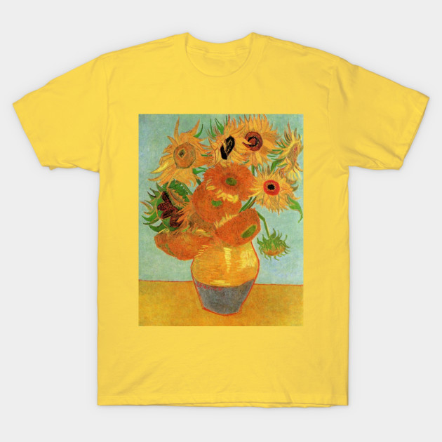 van gogh sunflowers t shirt