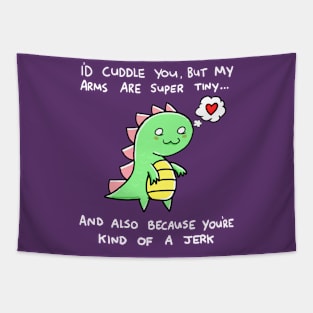 Cute Dinosaur Cuddle Tapestry