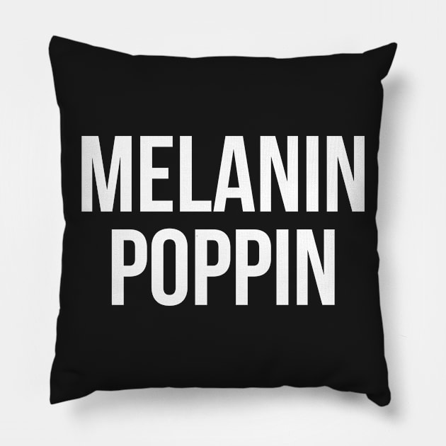 Melanin Poppin' Pillow by UrbanLifeApparel