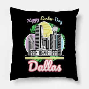 Happy Easter Day Dallas Pillow