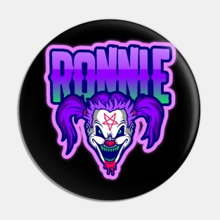 Ronnie the Horror Killer Clown Pin