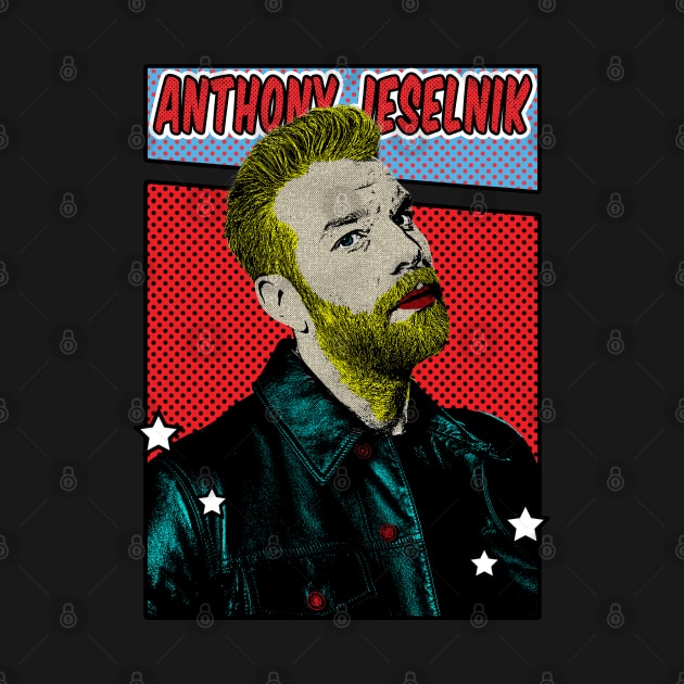 Anthony Jeselnik Pop Art Comic Style by Flasher