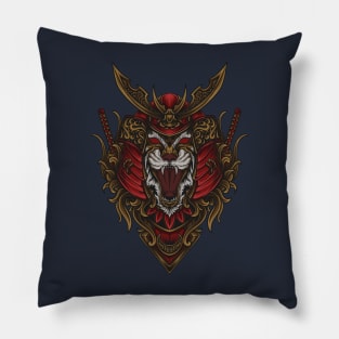 Samurai Cat Pillow