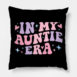 In My Auntie Era Baby Announcement for Aunt Mothers Day Pillow