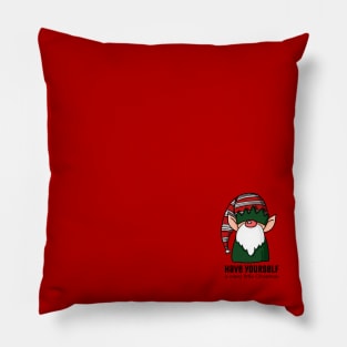 Have yourself a merry little Christmas with a funny and cute elf! Pillow