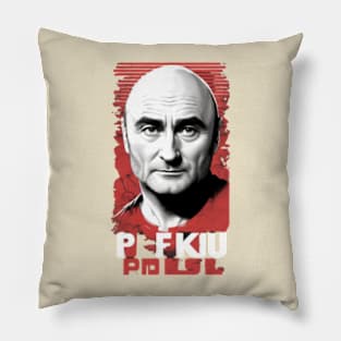 phil collins // vektor art design v6 Pillow