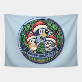 HAPPY HOLIDAYS Tapestry