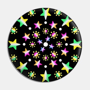 Star mandala Pin