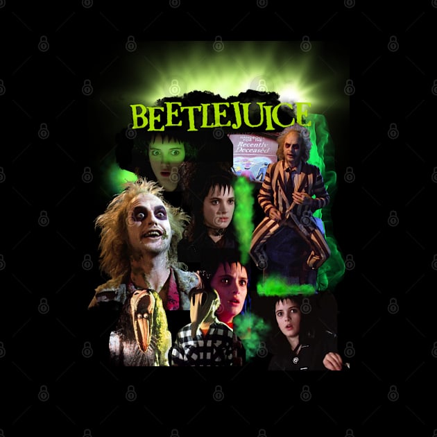 Beetlejuice Movie Collage Lydia Deetz by Kindly Wicked