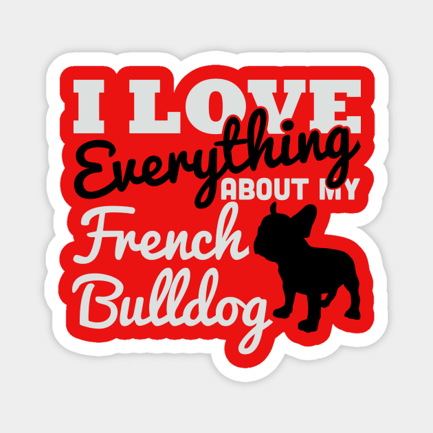 French Bulldog Magnet by nektarinchen