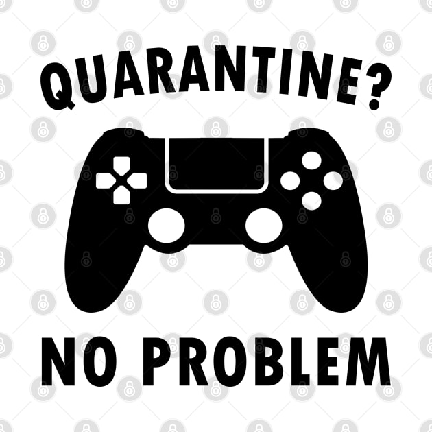 Quarantine No Problem Vintage Retro Sun Set | Lockdown Gifts For Gamers by MFK_Clothes