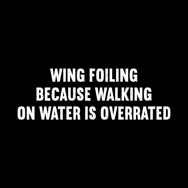 Wing Foiling Because Walking on Water is Overrated by trendynoize