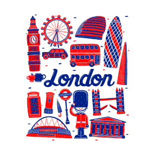 London Cityscape Landmark T-Shirt