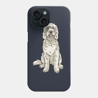 White Portuguese Water Dog Phone Case