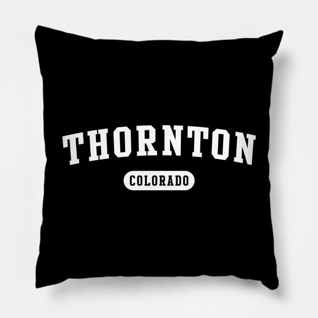 Thornton, Colorado Pillow by Novel_Designs