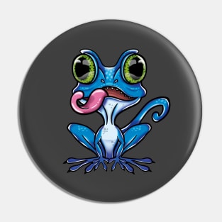 Blue gorgona lizard Pin