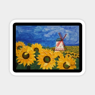 sunflowers Magnet