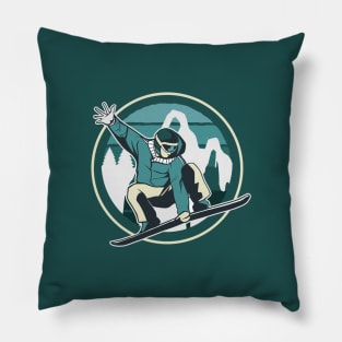 Snowboarder Pillow