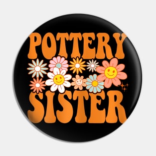 Pottery Sister Potter Ceramic Art Clay Hobbyist Pin