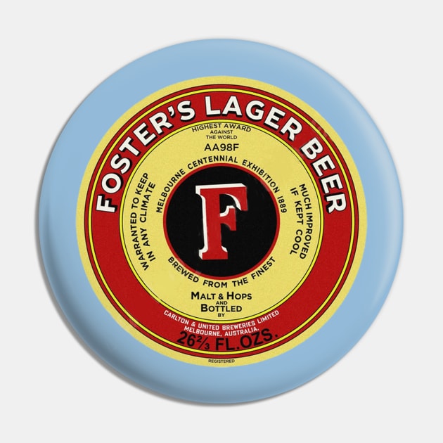 Aussie  Lager  , Logo,  Aussie beer Pin by CS77