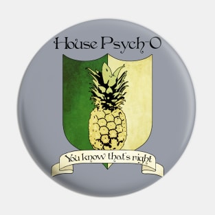 House Psych-O Crest Pin