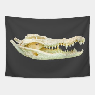 Nile Crocodile Skull Tapestry