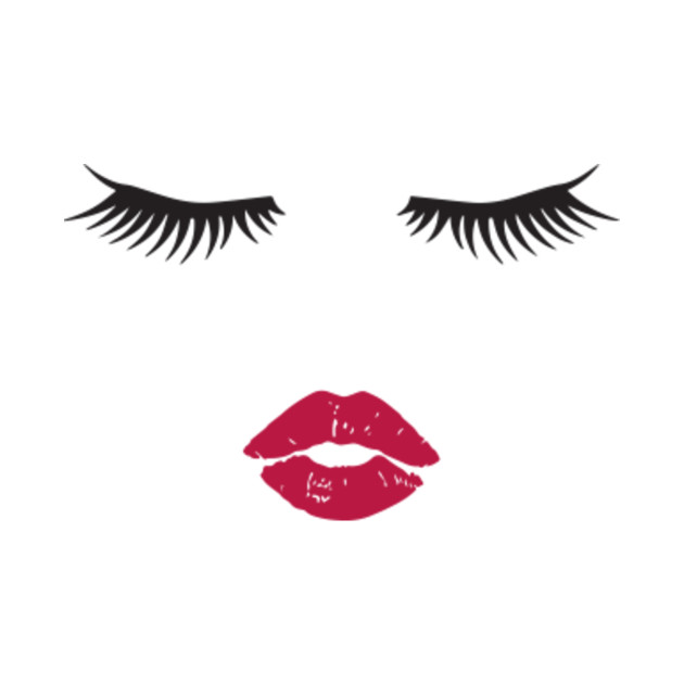 Eyelash Lips Lipstick Lash sister TShirts Sister TShirt TeePublic