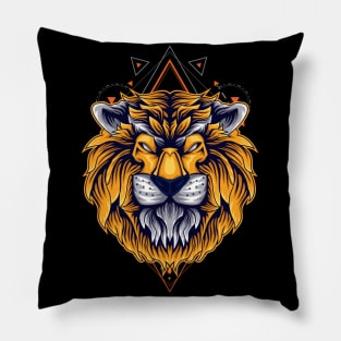 lion head design Pillow