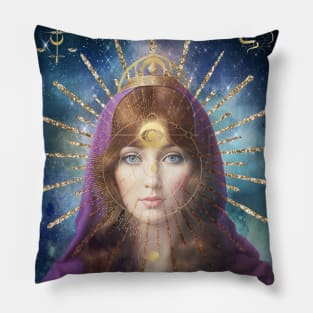 Mary Magdalene High Priestess Icon Pillow