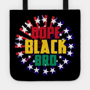 Dope Black Dad Mom Bro Black History Month Tote