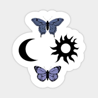 Celestial butterflies Magnet