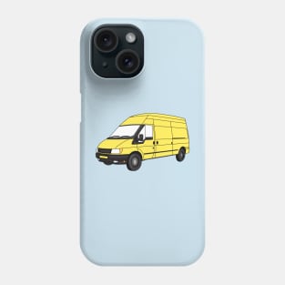 Delivery van illustration Phone Case