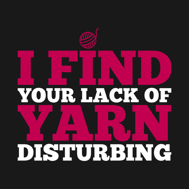 I find your lack of yarn disturbing (white) by nektarinchen