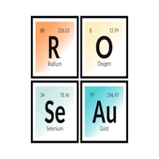 Roseau Periodic Table T-Shirt