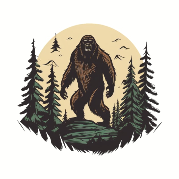 Sasquatch, Bigfoot by Cryptid