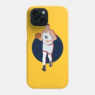 Nikola Jokic 15 Denver Nuggets FMVP Collage Phone Case