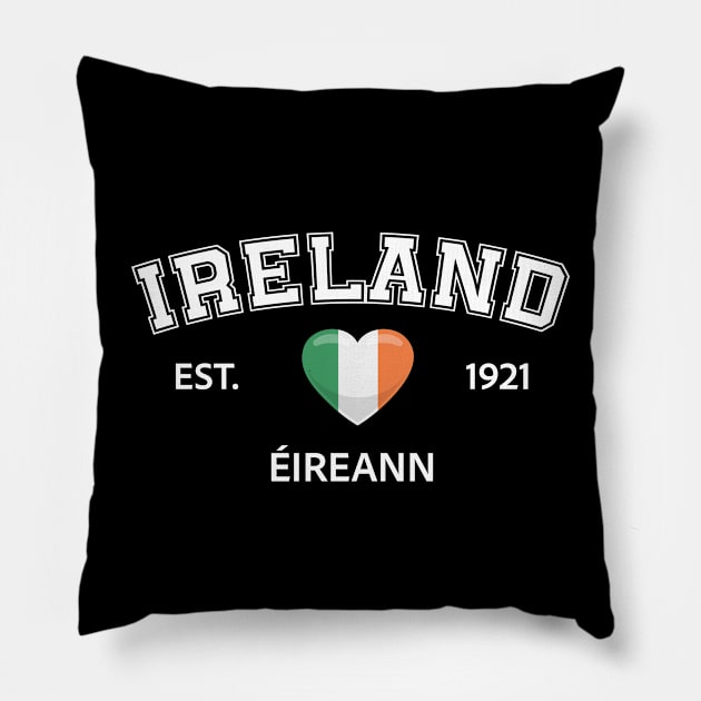 Ireland Pillow by SunburstGeo