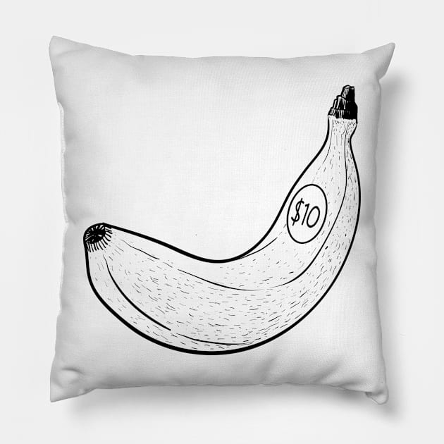 It's One Banana Michael Pillow by FlashmanBiscuit