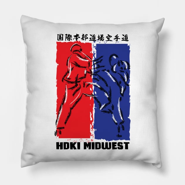 HDKI Midwest kumite Pillow by HDKI Midwest