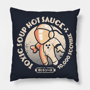 Toxic Soup Hot Sauce T-Shirt Pillow