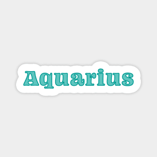 Aquarius blue Magnet