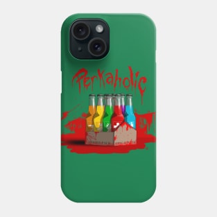 Zombie 8-Pack Bloodied Perkaholic on Emerald Green Phone Case