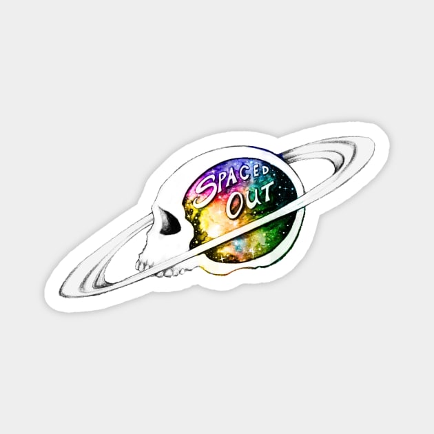 SPACED OUT- OVER THE RAINBOW Magnet by jilesfallen