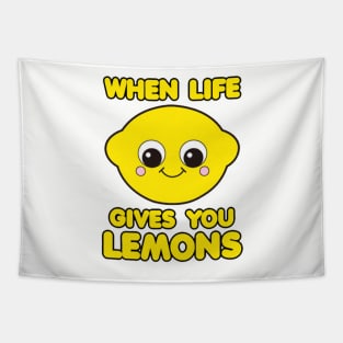 When life gives you Lemons Tapestry