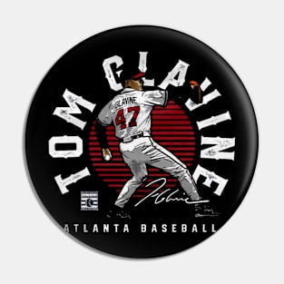 tom glavine emblem Pin