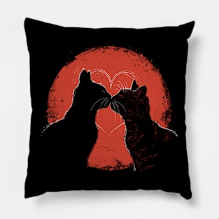 Cat kissing Pillow