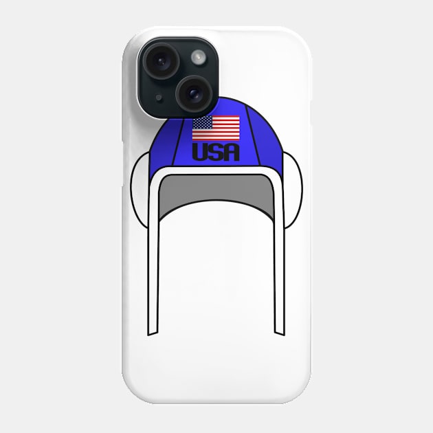 Water Polo USA Cap for Fans Phone Case by Watersolution