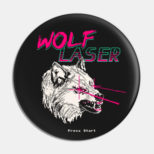 Wolf Laser Pin by Hillary White Rabbit