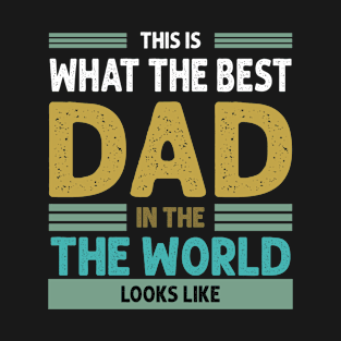 THIS IS WHAT THE BEST DAD IN THE WORLD LOOKS LIKE T-Shirt