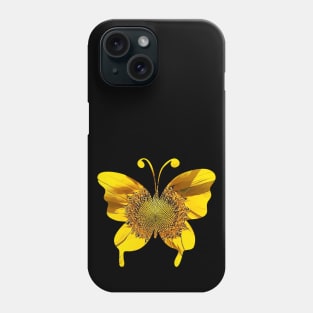 Butterfly Sunflower Phone Case